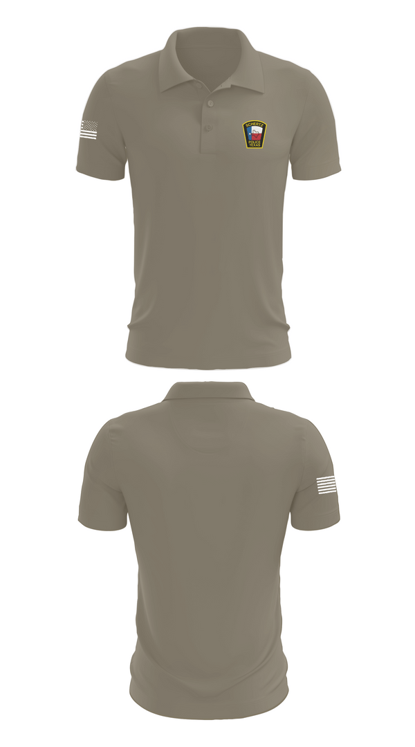 Short Sleeve Performance Polo, Schertz PD, Police, Teamtime, Team time, sublimation, custom sports apparel, team uniforms, spirit wear, spiritwear, sports uniforms, custom shirts, team store, custom team store, fundraiser sports, apparel fundraiser