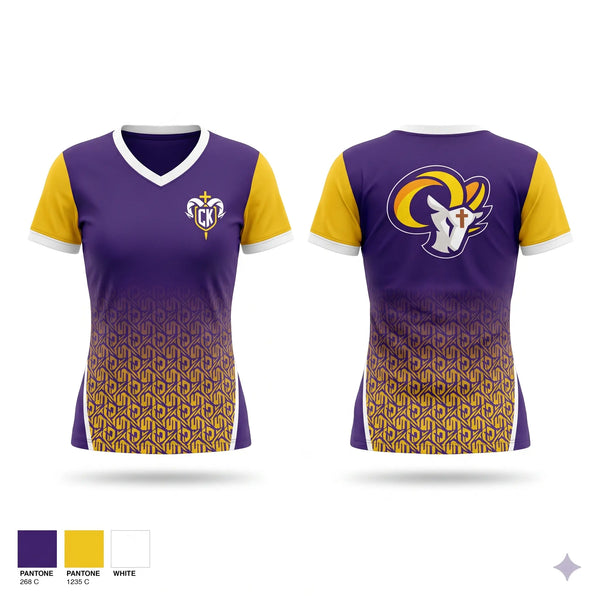 Womens Short Sleeve Vneck Shirt, RAMS OPP, Men's Basketball, Teamtime, Team time, sublimation, custom sports apparel, team uniforms, spirit wear, spiritwear, sports uniforms, custom shirts, team store, custom team store, fundraiser sports, apparel fundraiser