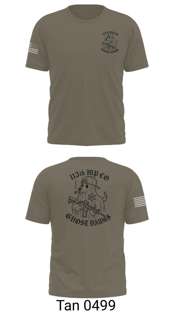 Old School Cotton Feel Shirt, 113th MP CO, Army, Teamtime, Team time, sublimation, custom sports apparel, team uniforms, spirit wear, spiritwear, sports uniforms, custom shirts, team store, custom team store, fundraiser sports, apparel fundraiser