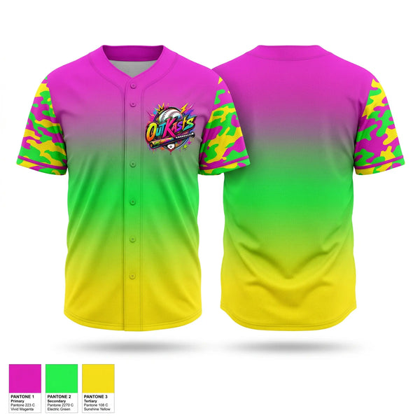 Full Button Baseball Jersey, OutKasts, Baseball, Teamtime, Team time, sublimation, custom sports apparel, team uniforms, spirit wear, spiritwear, sports uniforms, custom shirts, team store, custom team store, fundraiser sports, apparel fundraiser
