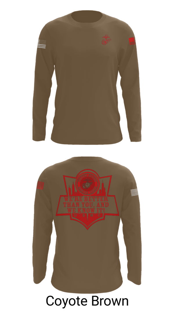 Long Sleeve Performance Shirt, RSS EMPIRE STATE, Marines, Teamtime, Team time, sublimation, custom sports apparel, team uniforms, spirit wear, spiritwear, sports uniforms, custom shirts, team store, custom team store, fundraiser sports, apparel fundraiser
