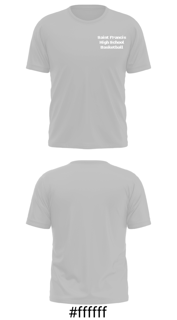 Short Sleeve Performance Shirt, Saint Francis High School Basketball, Men's Basketball, Teamtime, Team time, sublimation, custom sports apparel, team uniforms, spirit wear, spiritwear, sports uniforms, custom shirts, team store, custom team store, fundraiser sports, apparel fundraiser