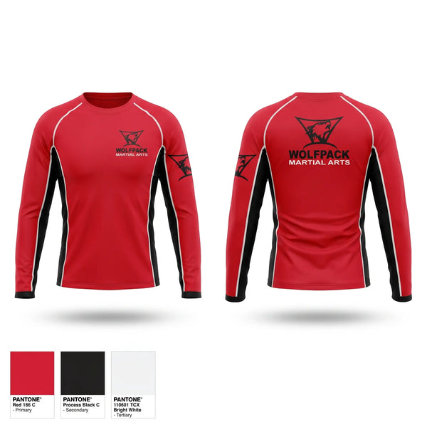 Long Sleeve Performance Shirt, Wolfpack Martial Arts, , Teamtime, Team time, sublimation, custom sports apparel, team uniforms, spirit wear, spiritwear, sports uniforms, custom shirts, team store, custom team store, fundraiser sports, apparel fundraiser