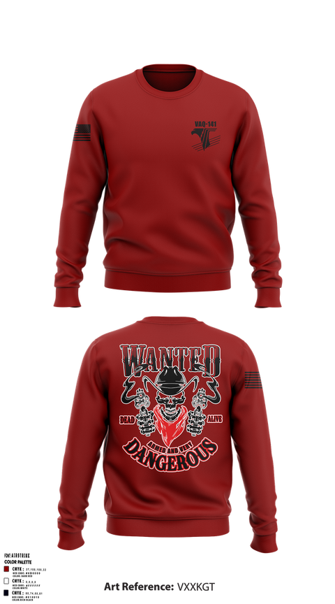 Crew Neck Sweatshirt, Vaq-141, , Teamtime, Team time, sublimation, custom sports apparel, team uniforms, spirit wear, spiritwear, sports uniforms, custom shirts, team store, custom team store, fundraiser sports, apparel fundraiser