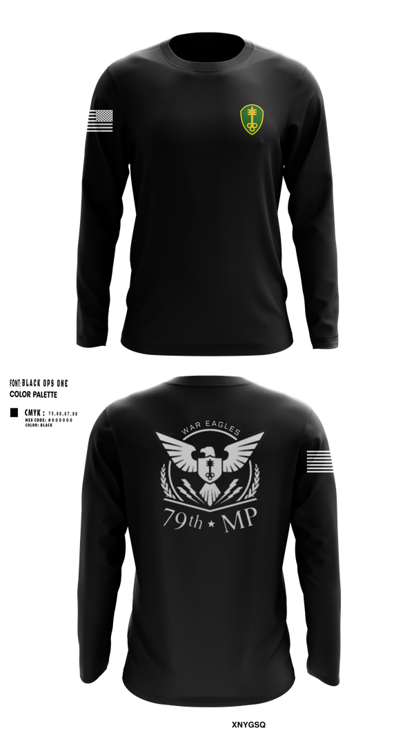 Long Sleeve Performance Shirt, 79th MP Co, Army, Teamtime, Team time, sublimation, custom sports apparel, team uniforms, spirit wear, spiritwear, sports uniforms, custom shirts, team store, custom team store, fundraiser sports, apparel fundraiser