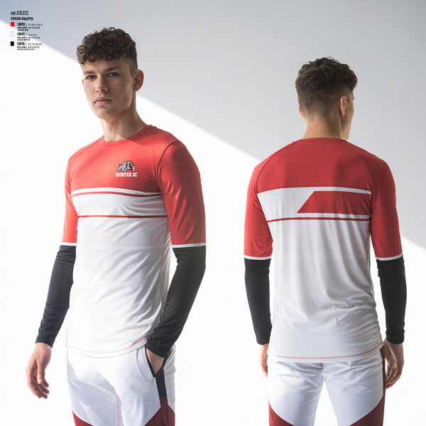 Long Sleeve Performance Shirt, Quinter XC, Cross Country, Teamtime, Team time, sublimation, custom sports apparel, team uniforms, spirit wear, spiritwear, sports uniforms, custom shirts, team store, custom team store, fundraiser sports, apparel fundraiser
