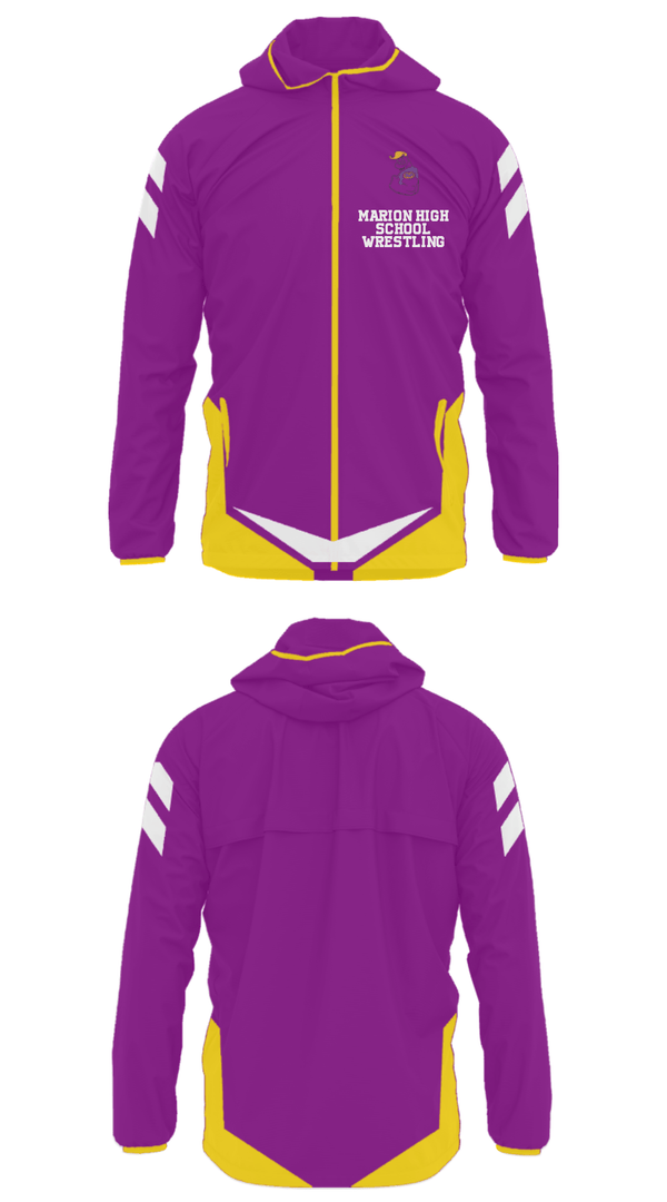 Windbreaker, Marion High School Wrestling, Wrestling, Teamtime, Team time, sublimation, custom sports apparel, team uniforms, spirit wear, spiritwear, sports uniforms, custom shirts, team store, custom team store, fundraiser sports, apparel fundraiser
