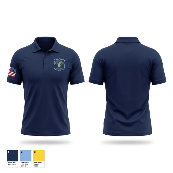 Short Sleeve Performance Polo, Westbrook Police, Police, Teamtime, Team time, sublimation, custom sports apparel, team uniforms, spirit wear, spiritwear, sports uniforms, custom shirts, team store, custom team store, fundraiser sports, apparel fundraiser