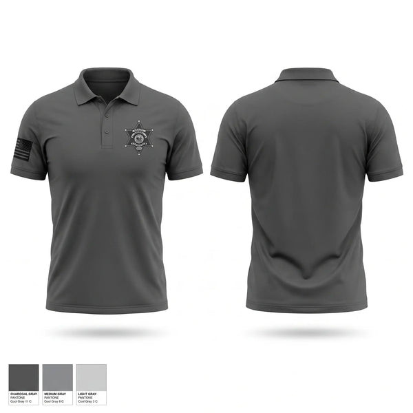 Short Sleeve Performance Polo, Wetzel County Sheriff, Police, Teamtime, Team time, sublimation, custom sports apparel, team uniforms, spirit wear, spiritwear, sports uniforms, custom shirts, team store, custom team store, fundraiser sports, apparel fundraiser