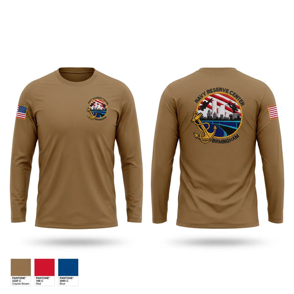 Long Sleeve Performance Shirt, , Navy, Teamtime, Team time, sublimation, custom sports apparel, team uniforms, spirit wear, spiritwear, sports uniforms, custom shirts, team store, custom team store, fundraiser sports, apparel fundraiser