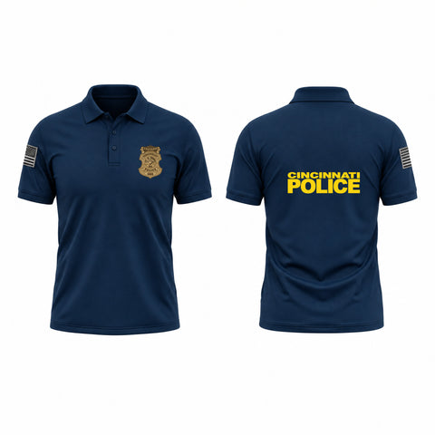 Short Sleeve Performance Polo, Violent Crimes Squad (District Four), Police, Teamtime, Team time, sublimation, custom sports apparel, team uniforms, spirit wear, spiritwear, sports uniforms, custom shirts, team store, custom team store, fundraiser sports, apparel fundraiser