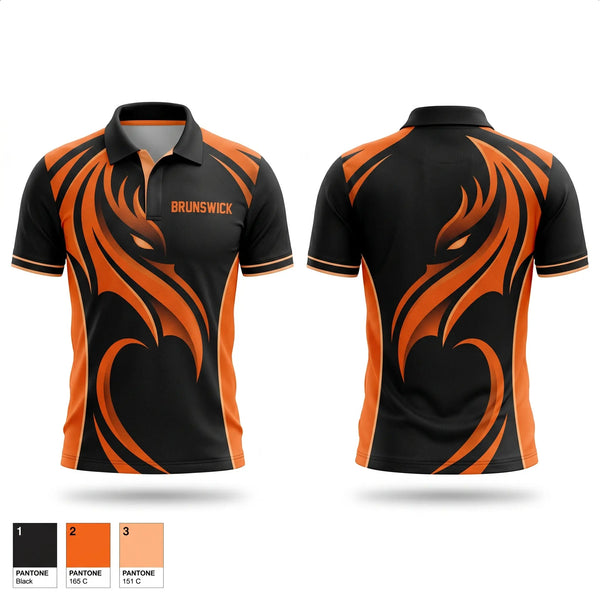 Short Sleeve Performance Polo, Brunswick Dragons, Women's Basketball, Teamtime, Team time, sublimation, custom sports apparel, team uniforms, spirit wear, spiritwear, sports uniforms, custom shirts, team store, custom team store, fundraiser sports, apparel fundraiser