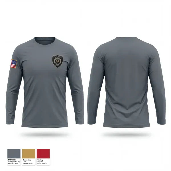 Long Sleeve Performance Shirt, Slate Belt Regional Police, Police, Teamtime, Team time, sublimation, custom sports apparel, team uniforms, spirit wear, spiritwear, sports uniforms, custom shirts, team store, custom team store, fundraiser sports, apparel fundraiser