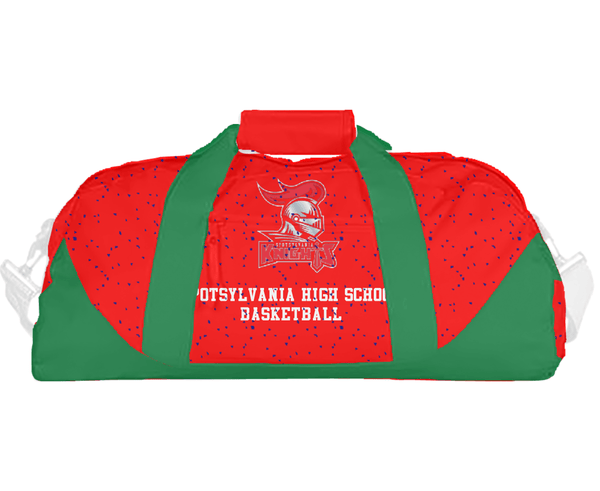 Duffle Bag, Spotsylvania High School Basketball, Men's Basketball, Teamtime, Team time, sublimation, custom sports apparel, team uniforms, spirit wear, spiritwear, sports uniforms, custom shirts, team store, custom team store, fundraiser sports, apparel fundraiser
