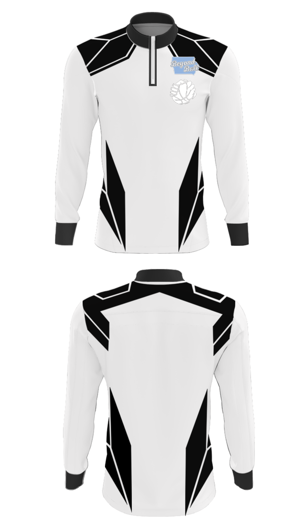 Quarter Zip Jacket, Beyond Ball-Basketball, Men's Basketball, Teamtime, Team time, sublimation, custom sports apparel, team uniforms, spirit wear, spiritwear, sports uniforms, custom shirts, team store, custom team store, fundraiser sports, apparel fundraiser