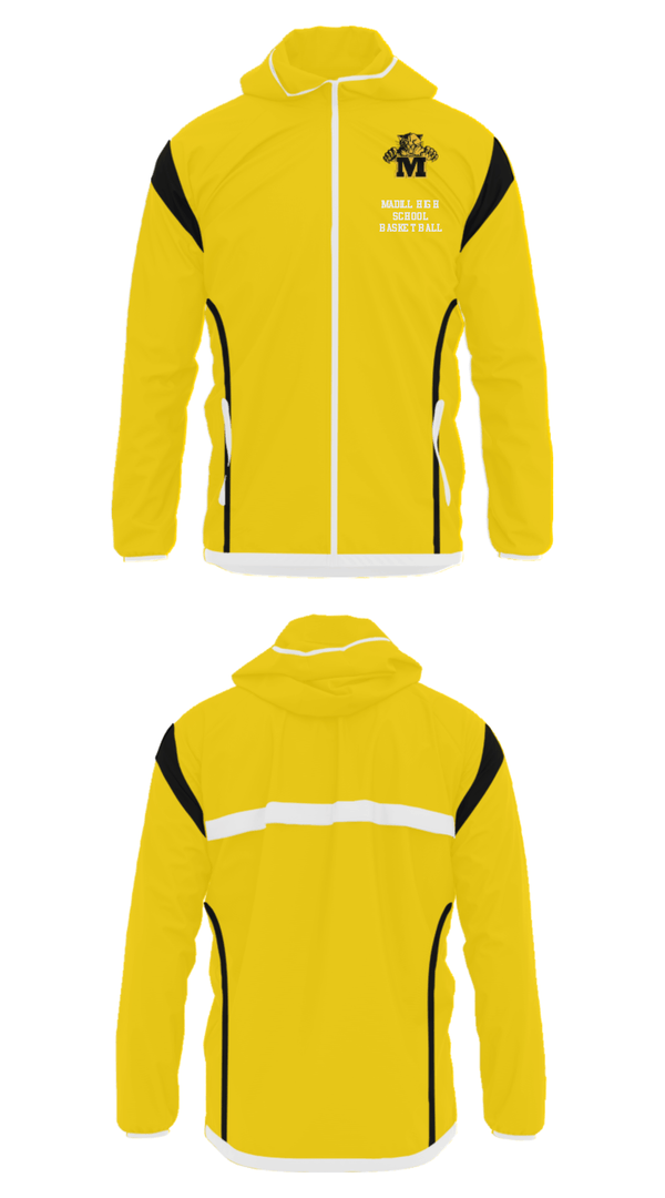 Windbreaker, Madill High School Basketball, Women's Basketball, Teamtime, Team time, sublimation, custom sports apparel, team uniforms, spirit wear, spiritwear, sports uniforms, custom shirts, team store, custom team store, fundraiser sports, apparel fundraiser