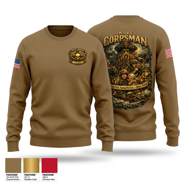 Crew Neck Sweatshirt, North County 128th HM Ball, Navy, Teamtime, Team time, sublimation, custom sports apparel, team uniforms, spirit wear, spiritwear, sports uniforms, custom shirts, team store, custom team store, fundraiser sports, apparel fundraiser