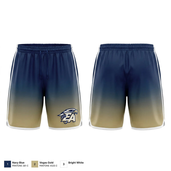 Athletic Shorts With Pockets, Everett Alvarez Eagles, Women's Basketball, Teamtime, Team time, sublimation, custom sports apparel, team uniforms, spirit wear, spiritwear, sports uniforms, custom shirts, team store, custom team store, fundraiser sports, apparel fundraiser