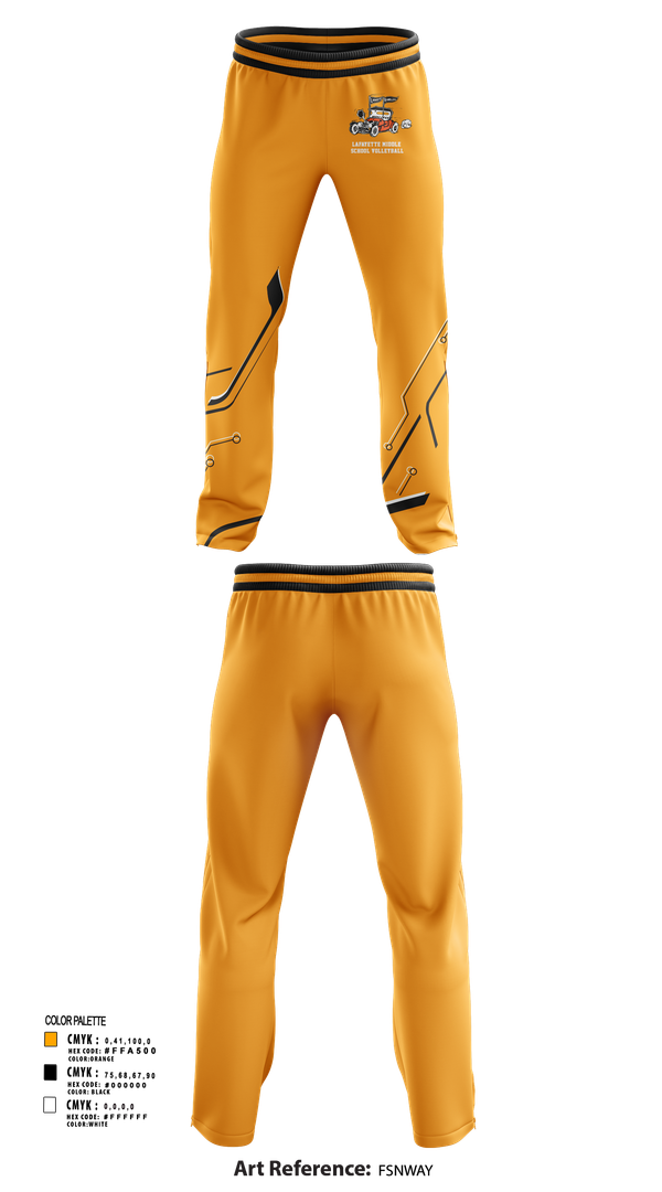 Sweatpants, Lafayette Middle School Volleyball, Women's Volleyball, Teamtime, Team time, sublimation, custom sports apparel, team uniforms, spirit wear, spiritwear, sports uniforms, custom shirts, team store, custom team store, fundraiser sports, apparel fundraiser