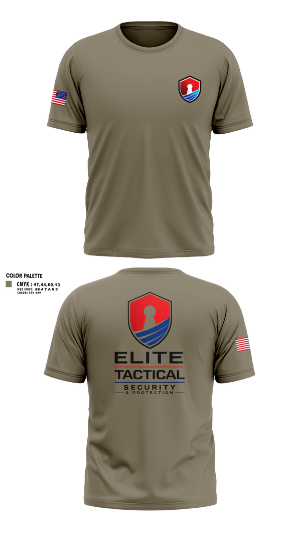Short Sleeve Performance Shirt, Elite Tactical Security, Police, Teamtime, Team time, sublimation, custom sports apparel, team uniforms, spirit wear, spiritwear, sports uniforms, custom shirts, team store, custom team store, fundraiser sports, apparel fundraiser