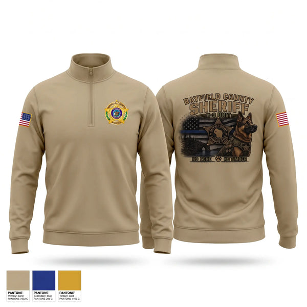 Windbreaker, Bayfield County Sheriff K9 Unit, Police, Teamtime, Team time, sublimation, custom sports apparel, team uniforms, spirit wear, spiritwear, sports uniforms, custom shirts, team store, custom team store, fundraiser sports, apparel fundraiser