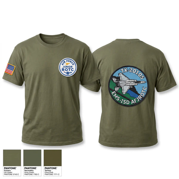 Old School Cotton Feel Shirt, Echo TX-20105, Air Force, Teamtime, Team time, sublimation, custom sports apparel, team uniforms, spirit wear, spiritwear, sports uniforms, custom shirts, team store, custom team store, fundraiser sports, apparel fundraiser