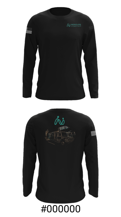 Long Sleeve Performance Shirt, NEMOURS CHILDRENS HOSPITAL, , Teamtime, Team time, sublimation, custom sports apparel, team uniforms, spirit wear, spiritwear, sports uniforms, custom shirts, team store, custom team store, fundraiser sports, apparel fundraiser