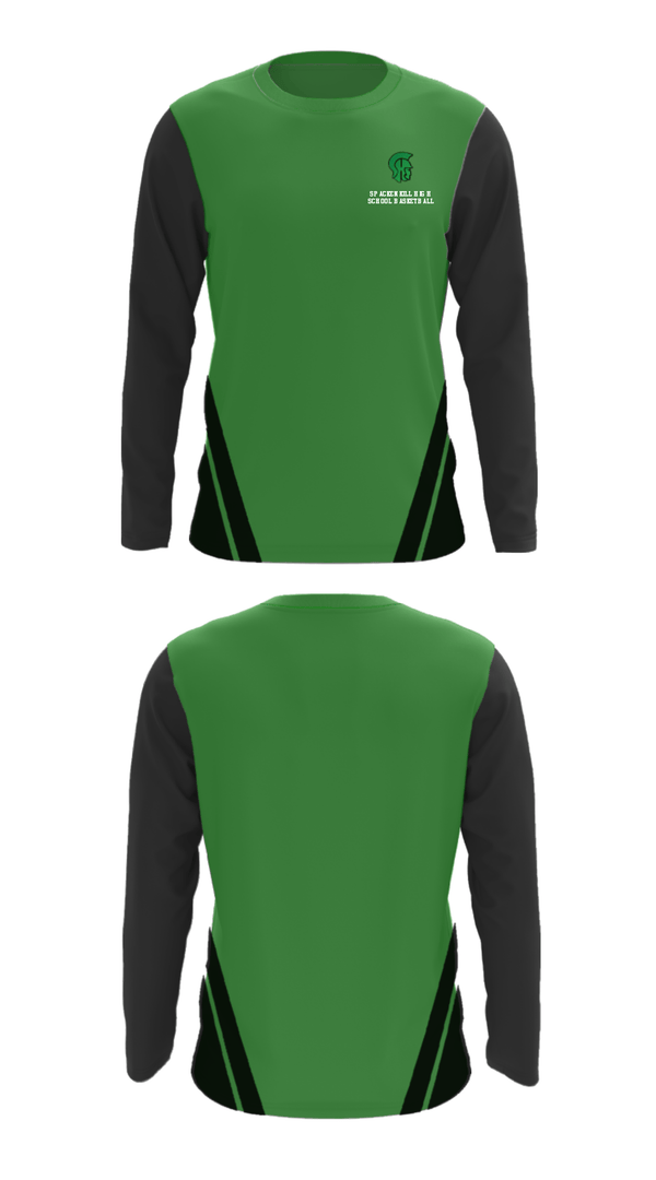 Long Sleeve Performance Shirt, Spackenkill High School Basketball, Women's Basketball, Teamtime, Team time, sublimation, custom sports apparel, team uniforms, spirit wear, spiritwear, sports uniforms, custom shirts, team store, custom team store, fundraiser sports, apparel fundraiser