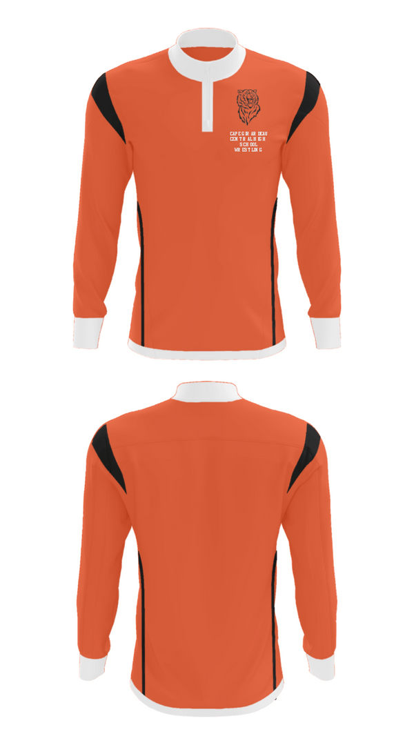 Quarter Zip Jacket, Cape Girardeau Central High School Wrestling, Wrestling, Teamtime, Team time, sublimation, custom sports apparel, team uniforms, spirit wear, spiritwear, sports uniforms, custom shirts, team store, custom team store, fundraiser sports, apparel fundraiser