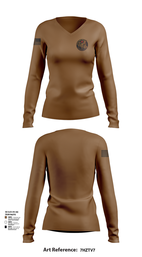 Womens Long Sleeve Vneck Shirt, Tripler Kilape, , Teamtime, Team time, sublimation, custom sports apparel, team uniforms, spirit wear, spiritwear, sports uniforms, custom shirts, team store, custom team store, fundraiser sports, apparel fundraiser