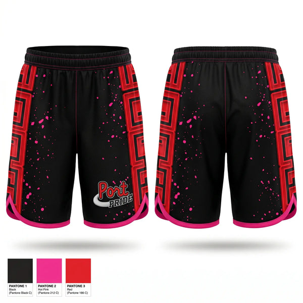 Womens Shorts, Port Jervis High School Wrestling, Wrestling, Teamtime, Team time, sublimation, custom sports apparel, team uniforms, spirit wear, spiritwear, sports uniforms, custom shirts, team store, custom team store, fundraiser sports, apparel fundraiser