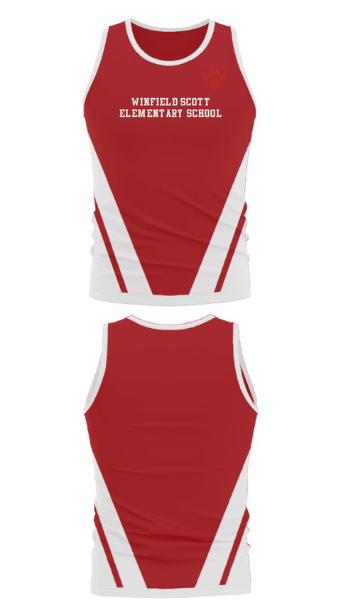 Tank Top, Winfield Scott Elementary School, Spirit Store, Teamtime, Team time, sublimation, custom sports apparel, team uniforms, spirit wear, spiritwear, sports uniforms, custom shirts, team store, custom team store, fundraiser sports, apparel fundraiser