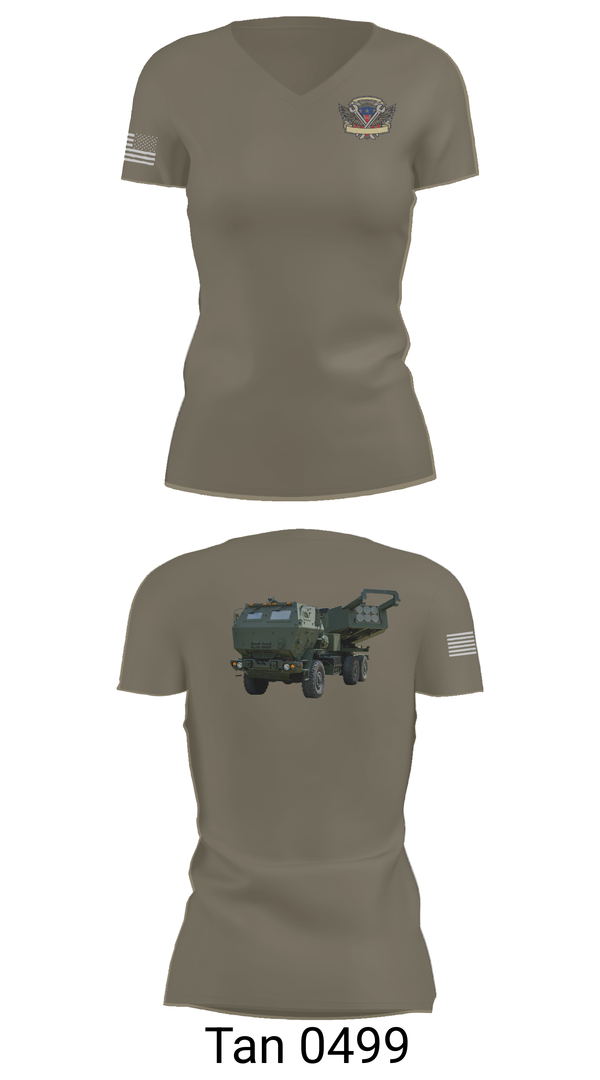 Womens Short Sleeve Vneck Shirt, 182nd Field Artillery, Army, Teamtime, Team time, sublimation, custom sports apparel, team uniforms, spirit wear, spiritwear, sports uniforms, custom shirts, team store, custom team store, fundraiser sports, apparel fundraiser