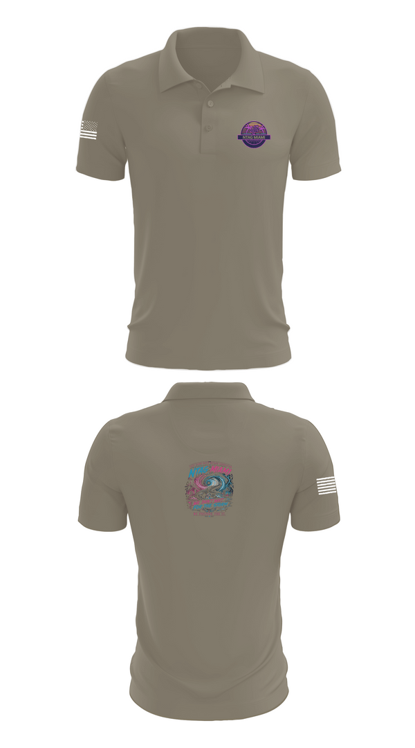 Short Sleeve Performance Polo, NTAG MIAMI FCPOA, Navy, Teamtime, Team time, sublimation, custom sports apparel, team uniforms, spirit wear, spiritwear, sports uniforms, custom shirts, team store, custom team store, fundraiser sports, apparel fundraiser