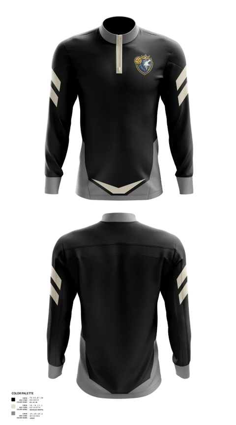 Quarter Zip Jacket, Wolves, Men's Volleyball, Teamtime, Team time, sublimation, custom sports apparel, team uniforms, spirit wear, spiritwear, sports uniforms, custom shirts, team store, custom team store, fundraiser sports, apparel fundraiser