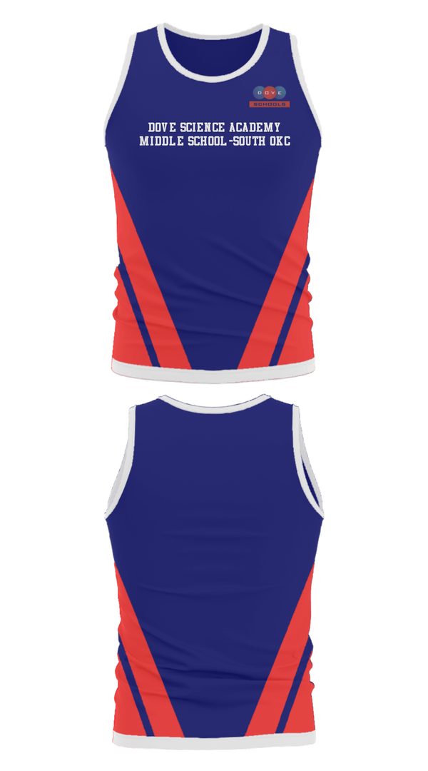 Tank Top, Dove Science Academy Middle School-South Okc, Spirit Store, Teamtime, Team time, sublimation, custom sports apparel, team uniforms, spirit wear, spiritwear, sports uniforms, custom shirts, team store, custom team store, fundraiser sports, apparel fundraiser