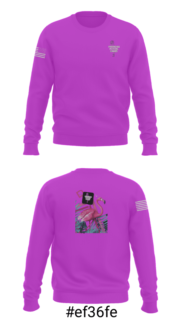 Crew Neck Sweatshirt, Paradise Funnel Cakes, , Teamtime, Team time, sublimation, custom sports apparel, team uniforms, spirit wear, spiritwear, sports uniforms, custom shirts, team store, custom team store, fundraiser sports, apparel fundraiser