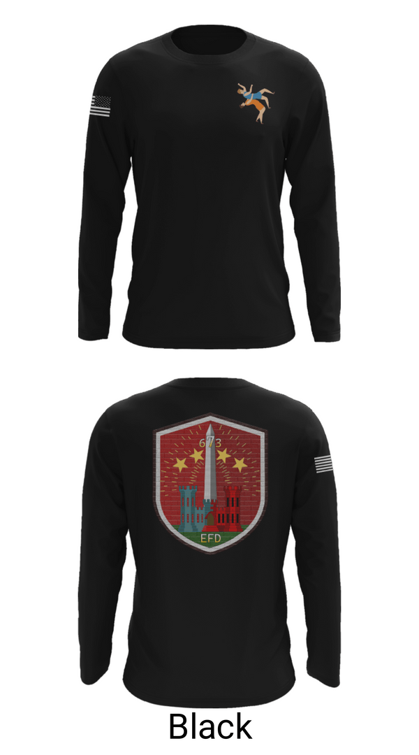 Long Sleeve Performance Shirt, 673 EFD Vs. 134 FEST, Army, Teamtime, Team time, sublimation, custom sports apparel, team uniforms, spirit wear, spiritwear, sports uniforms, custom shirts, team store, custom team store, fundraiser sports, apparel fundraiser