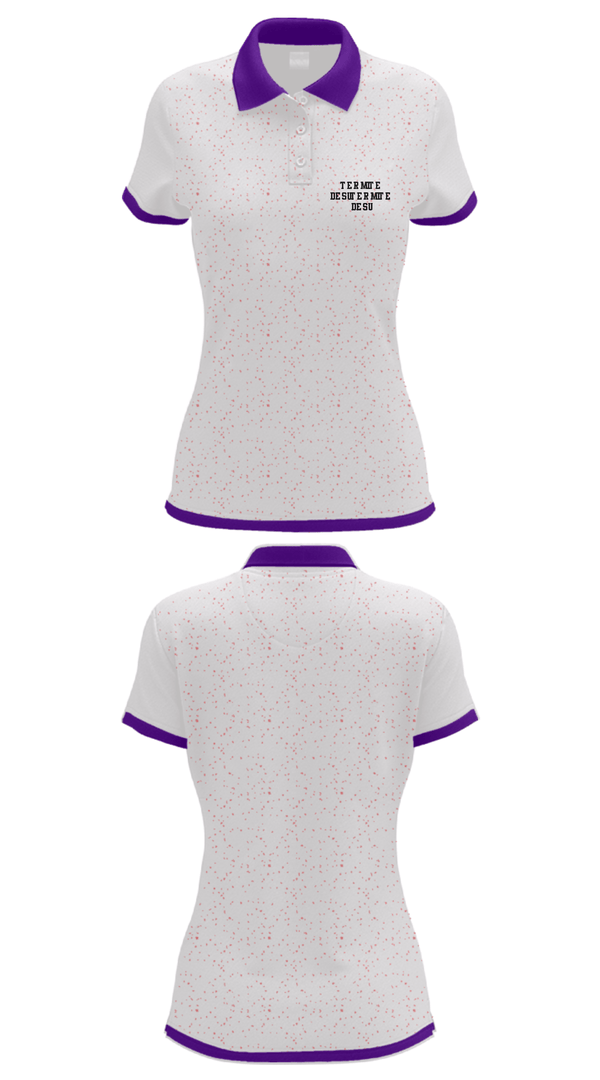 Women's Short Sleeve Performance Polo, Termite Desu, , Teamtime, Team time, sublimation, custom sports apparel, team uniforms, spirit wear, spiritwear, sports uniforms, custom shirts, team store, custom team store, fundraiser sports, apparel fundraiser
