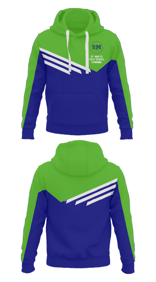 Hoodie, St Mary's High School Swimming, Swimming, Teamtime, Team time, sublimation, custom sports apparel, team uniforms, spirit wear, spiritwear, sports uniforms, custom shirts, team store, custom team store, fundraiser sports, apparel fundraiser