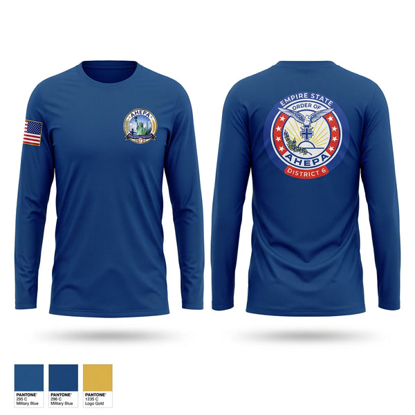 Long Sleeve Performance Shirt, AHEPA, , Teamtime, Team time, sublimation, custom sports apparel, team uniforms, spirit wear, spiritwear, sports uniforms, custom shirts, team store, custom team store, fundraiser sports, apparel fundraiser