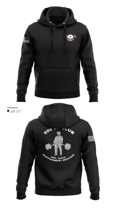 Hoodie, HHC, STB, 528th Sustainment Brigade (SO) (A), Army, Teamtime, Team time, sublimation, custom sports apparel, team uniforms, spirit wear, spiritwear, sports uniforms, custom shirts, team store, custom team store, fundraiser sports, apparel fundraiser