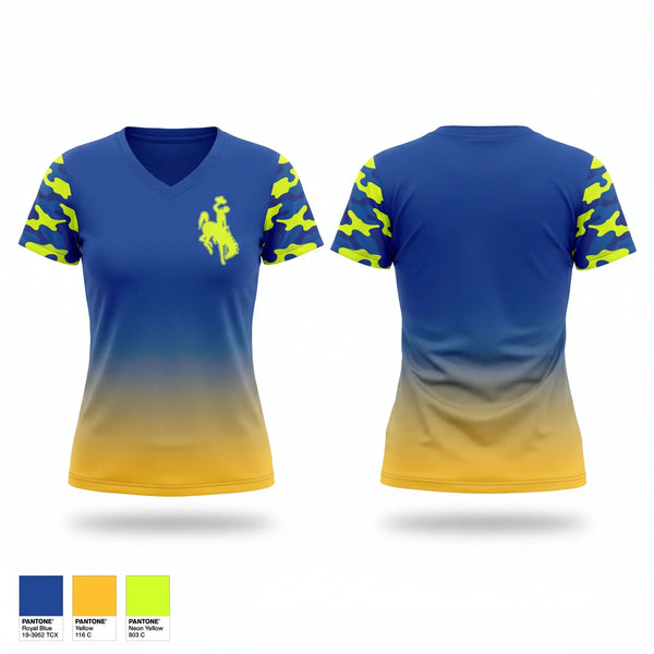 Womens Short Sleeve Vneck Shirt, Shoshoni High School, Spirit Store, Teamtime, Team time, sublimation, custom sports apparel, team uniforms, spirit wear, spiritwear, sports uniforms, custom shirts, team store, custom team store, fundraiser sports, apparel fundraiser