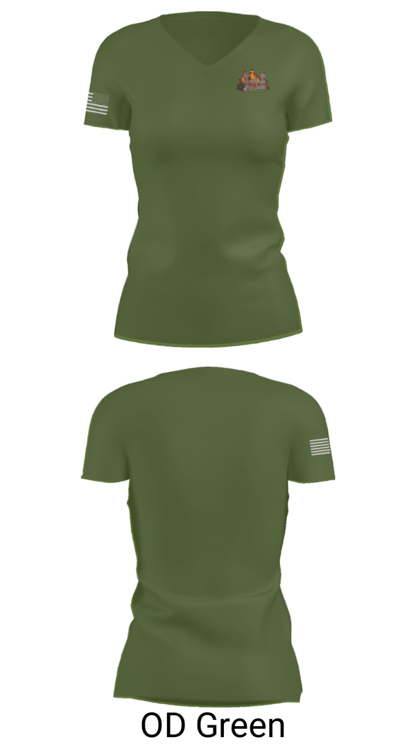Women's Short Sleeve Vneck Shirt, 3rd Platoon, Army, Teamtime, Team time, sublimation, custom sports apparel, team uniforms, spirit wear, spiritwear, sports uniforms, custom shirts, team store, custom team store, fundraiser sports, apparel fundraiser