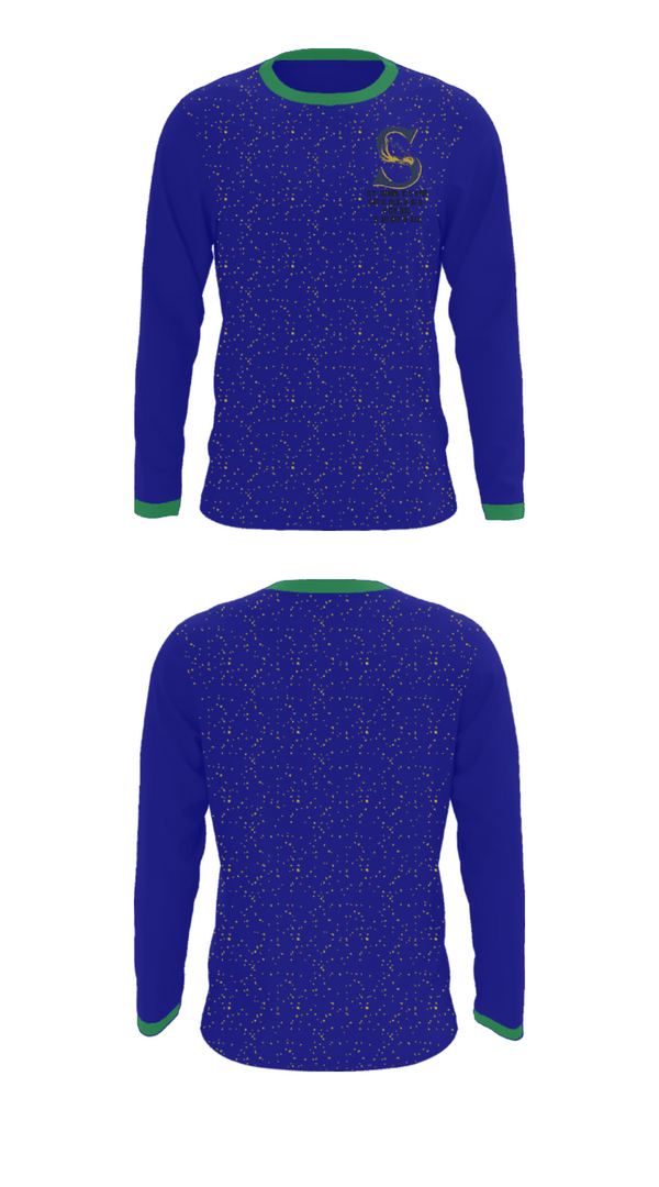 Long Sleeve Performance Shirt, St Dominic Savio Catholic High School Basketball, Men's Basketball, Teamtime, Team time, sublimation, custom sports apparel, team uniforms, spirit wear, spiritwear, sports uniforms, custom shirts, team store, custom team store, fundraiser sports, apparel fundraiser