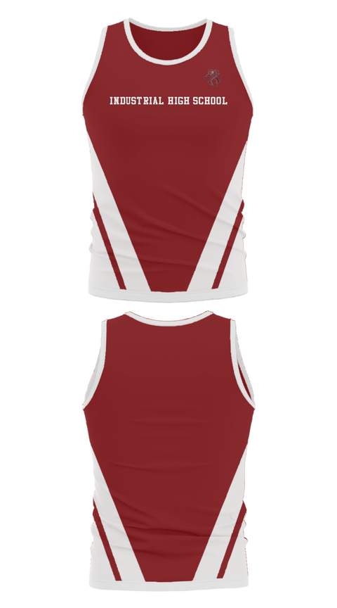 Tank Top, Industrial High School, Men's Basketball, Teamtime, Team time, sublimation, custom sports apparel, team uniforms, spirit wear, spiritwear, sports uniforms, custom shirts, team store, custom team store, fundraiser sports, apparel fundraiser