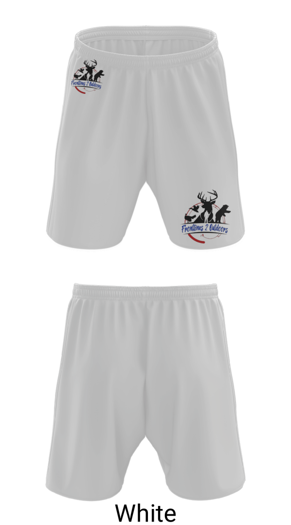 Athletic Shorts With Pockets, Frontlines 2 Outdoors (F2O), , Teamtime, Team time, sublimation, custom sports apparel, team uniforms, spirit wear, spiritwear, sports uniforms, custom shirts, team store, custom team store, fundraiser sports, apparel fundraiser