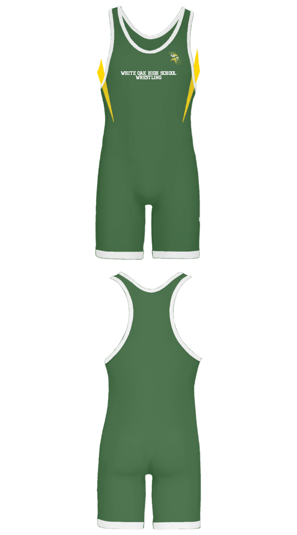 Wrestling Singlet, White Oak High School Wrestling, Wrestling, Teamtime, Team time, sublimation, custom sports apparel, team uniforms, spirit wear, spiritwear, sports uniforms, custom shirts, team store, custom team store, fundraiser sports, apparel fundraiser