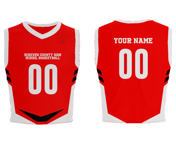 Mens Basketball Jersey, Screven County High School Basketball, Women's Basketball, Teamtime, Team time, sublimation, custom sports apparel, team uniforms, spirit wear, spiritwear, sports uniforms, custom shirts, team store, custom team store, fundraiser sports, apparel fundraiser