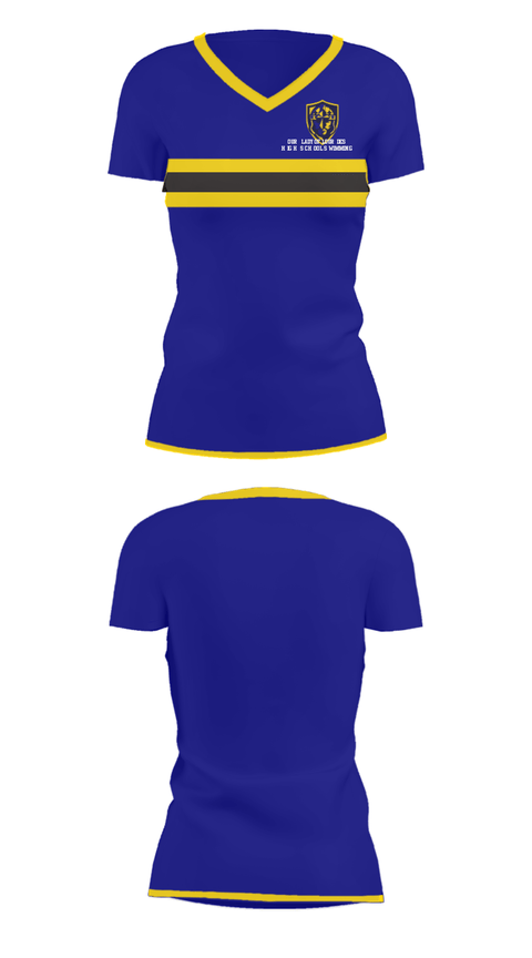 Women's Short Sleeve Vneck Shirt, Our Lady of Lourdes High School Swimming, Swimming, Teamtime, Team time, sublimation, custom sports apparel, team uniforms, spirit wear, spiritwear, sports uniforms, custom shirts, team store, custom team store, fundraiser sports, apparel fundraiser